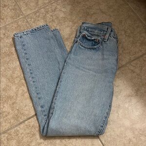 Levi's Light Blue Straight Leg Jeans